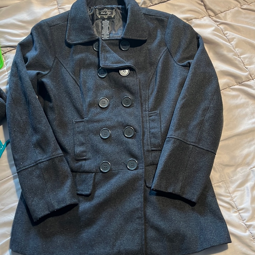 Outer Edge button up Pea Coat